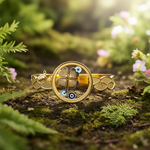 Bracelet tendance en acier inoxydable 316L avec placage or PVD, design durable et résistant - Product Image 3