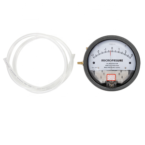 유압 아날로그 압력계 Hvac 탱크 레벨 차압 게이지 유압 액체 용 - Product Image 3