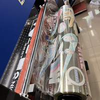 ENJET bonne qualité 60cm UV DTF pour logo Crystal Label Ab Roll Film UV DTF imprimante d'autocollants UV DTF imprimante d'autocollants