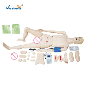 Maniquí de Entrenamiento de Enfermería Avanzado con Medición de Presión Arterial, Modelo Combinado con Habilidades Médicas Completas - Product Image 1