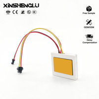 Interrupteur Tactile Intelligent 12V 5A 60W pour Miroir de Salle de Bain, Capteur Unique, Mémoire CCT, Lumière LED Monocouleur, IP21