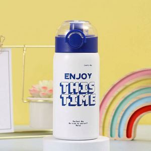 Stainless Steel Vacuum Tumbler With Lid Cartoon Design For Travel 12-24 Hours Thermal Insulation - Product Image 5