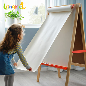 Pizarra Montessori para niños, pizarra magnética ajustable de doble cara para garabatos y garabatos - Product Image 1