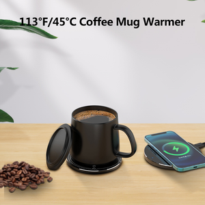 Ensemble <span class=keywords><strong>de</strong></span> mugs et tasses chauffantes en céramique 2 en 1 à température constante avec <span class=keywords><strong>chargeur</strong></span> sans fil - Product Image 2