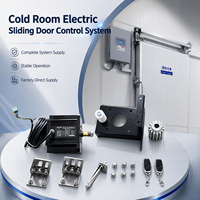 Système de motorisation de porte coulissante pour chambre froide 550W avec kit d'opérateur pour accès à entrepôt frigorifique à ouverture large