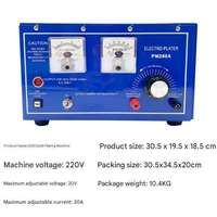 Machine de placage de bijoux 30A, redresseur pour placage de métaux, platine, argent, rhodium, chrome, or, machine d'électroplaqué