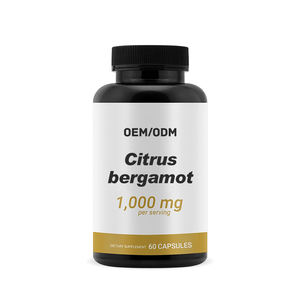Complément de Bergamote Citrique OEM 1000mg Extrait Pur de Fruit de Bergamote en Capsules pour la Santé Cardiaque et le Soutien du Cholestérol 60 Capsules - Product Image 1