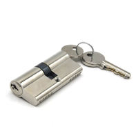 Serrure cylindrique de précision Euro 70/80 mm en laiton avec système de clé maîtresse pour la gestion multi-accès