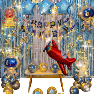 ชุดตกแต่งวันเกิดเด็ก ลูกโป่งอลู<span class=keywords><strong>มิ</strong></span><span class=keywords><strong>เนียม</strong></span> ป้ายแฮปปี้เบิร์ธเดย์ สำหรับงานปาร์ตี้ธีมการ์ตูน/อนิเมชั่น ผลิตในจีน - Product Image 5