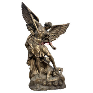 야외 실물 크기 소녀 조각 정원에 대한 날개 달린 금속 대형 청동 천사 동상 - Product Image 6