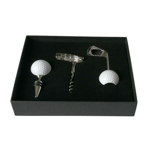 <strong>Golf</strong> Shaped Wine Bottle <strong>Corkscrew</strong> Opener Club Bar Kitchen Tool Set - Product Image 2