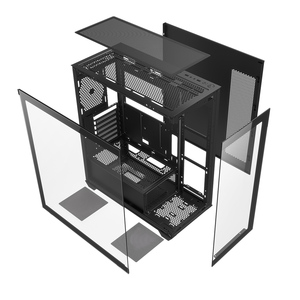 Boîtier <span class=keywords><strong>PC</strong></span> AntarcChill Support Type C, boîtier d'ordinateur en verre TG, boîtier de jeu de bureau, boîtier de tour moyen Sea View, <span class=keywords><strong>PC</strong></span> Gamer - Product Image 6