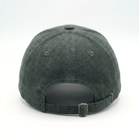 Topi Corduroy 6 Panel Custom Bordir Logo, Model Snapback Tanpa Struktur