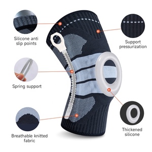 Rodillera ortopédica con cinturón, bisagra <span class=keywords><strong>de</strong></span> baloncesto profesional <span class=keywords><strong>de</strong></span> compresión ajustable - Product Image 2