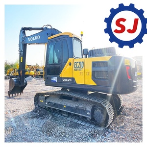 Excavadora de cadenas mediana Volvo EC210 usada original de Corea, excavadora hidráulica de 21 toneladas Volvo EC140B EC140BLC, maquinaria de construcción - Product Image 3