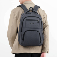 Sac à dos de voyage d'affaires pour homme avec sangle de bagage, grande capacité, pour ordinateur portable, idéal pour l'université et les trajets quotidiens