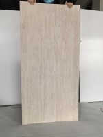 Grande dalle de pierre flexible, Travertin, Piliers romains, Décoration murale extérieure, Panneau souple, Brique MCM en argile, Plaque naturelle, Imperméable