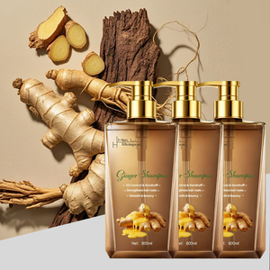 Champú de jengibre de calidad superior 800 ml Paquete familiar grande Cuidado general del cabello Nutre el cuero cabelludo Mantiene el cabello suave y manejable - Product Image 1