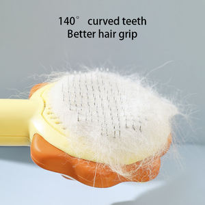 Nuova Spazzola per Toelettatura Animali Domestici, Pettine Autopulente con Massaggio, Rimuove Automaticamente i Peli di Cani e Gatti - Product Image 4