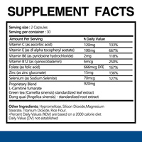 IN BULK Soutien Immunitaire Maxman Plus Ginseng + Capsule de Panacée 500mg pour Homme