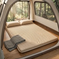 Matelas de camping auto-gonflant double de 5 cm, mousse de luxe pour le glamping, idéal pour les centres de villégiature et les Airbnb haut de gamme