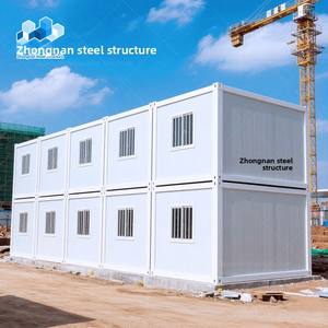 Contenedor de acero de montaje rápido para exportación, embalado para hoteles, dormitorios, oficinas, casas de actividades para escuelas y supermercados - Product Image 3