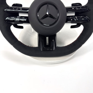 <span class=keywords><strong>Volante</strong></span> de Fibra de Carbono para Mercedes Benz <span class=keywords><strong>AMG</strong></span>, Compatible con los Modelos W117, W176, W177, W203, W204, W205, W211, W212, W213, W218, C43, C63, C200, C300 - Product Image 4