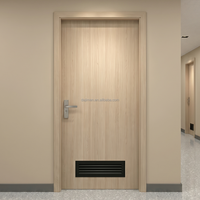 Porte intérieure en MDF insonorisée et ignifugée 60 minutes, certifiée BS476, avec caractéristiques acoustiques pour appartements haut de gamme, chambres et entrées.