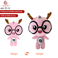 Alta calidad personalizado Animal Super suave peluche bordado patata juguete OEM ODM baja cantidad mínima de pedido PP algodón relleno personalizado