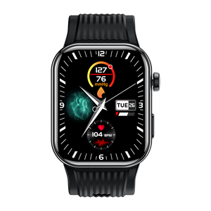 Montre connectée carrée grand écran iOS, analyse du sommeil et du mouvement par IA, fréquence cardiaque/oxygène sanguin/ECG, étanche, fitness, répondre aux <span class=keywords><strong>appels</strong></span> - Product Image 3