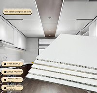 Panneaux de plafond et de mur de 7 mm à 12 mm, panneau mural en aluminium blanc alvéolé pour plafond