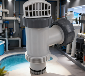 Grand ensemble de soupape de piston de <span class=keywords><strong>piscine</strong></span> en plastique Downcomer Raccords de tuyau de drainage allongés <span class=keywords><strong>pour</strong></span> évier unique - Product Image 3