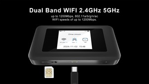 <span class=keywords><strong>Routeur</strong></span> <span class=keywords><strong>WiFi</strong></span> portable Karbor 5G LTE Hotspot sans fil Cat12 2.4G 5G avec emplacement pour carte SIM et eSIM - Product Image 4