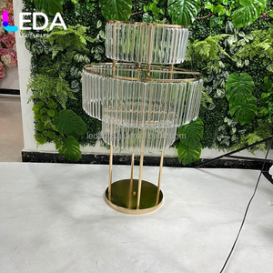 LEDA Wholesale Luxury Metal Flower <b>Vase</b> <b>Gold</b> Silver <b>White</b> Black <b>Vase</b> Shaped Wedding Table Centerpiece Decoration Elegant - Product Image 3