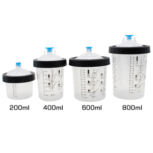 Sistema de Vasos de Pintura Desechables para Pistolas HVLP, Vasos de Plástico con <span class=keywords><strong>Tapas</strong></span> y Bolsas - Product Image 3