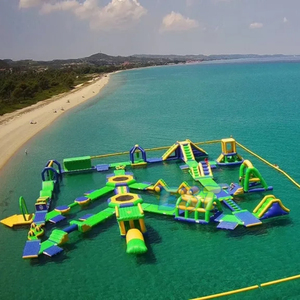 Fabricant d'obstacles gonflables flottants pour piscine bon marché au-dessus de l'eau Parc aquatique gonflable flottant pour enfants et adultes - Product Image 3