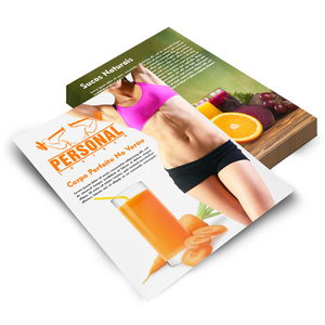 Personnalisé A4 A5 A6 250gsm 128gsm 157gsm Menu Restaurant Produit Flyer Dépliant Prospectus Impression Service de conception pour la publicité - Product Image 2
