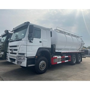 รถบรรทุกทำความสะอาดและดูดสิ่งปฏิกูล HOWO 380 แรงม้า 6x4 เกียร์ธรรมดา ดีเซล มาตรฐานไอเสียยูโร 2 - Product Image 1