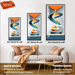 Art mural suspendu en aluminium cristal 3D Art <span class=keywords><strong>d</strong></span>éco brillant, directement <span class=keywords><strong>de</strong></span> l'usine, <span class=keywords><strong>entrée</strong></span>, <span class=keywords><strong>couloir</strong></span>, minimaliste, géométrique, impression en cristal <span class=keywords><strong>de</strong></span> verre - Product Image 6