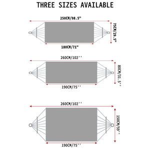 Võng Vải Bố Hai Người Giường Đu Đôi Gấp Võng Cắm Trại Ngoài Trời Di Động - Product Image 5
