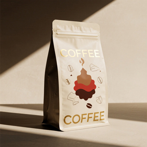 Kunden spezifisch bedruckte Verpackung Stand up Kaffeebohnen beutel 1kg 2kg 5kg 10kg 20kg <span class=keywords><strong>Gro</strong></span>ße Verpackung Kaffee beutel mit Reiß verschluss - Product Image 1