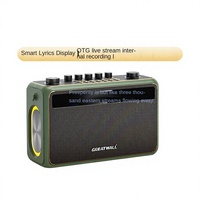 Speaker Outdoor Great Walls 5.3 Terlaris 50W Plastik AI Lyric Display Nirkabel Dukungan Mic Baterai 5000-10000mAh
