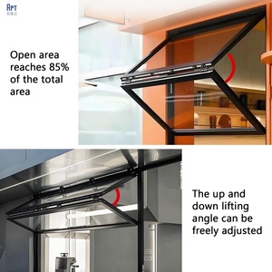 Phật sơn hợp kim nhôm Bifold gấp cửa kính & cửa sổ với mở lớn cho nhà bếp hiện đại sử dụng thương mại tổng giải pháp - Product Image 6