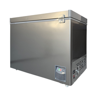 Réfrigérateur CKD SKD de haute qualité, congélateur coffre solaire gris pour la maison, 258L, hors réseau, hybride DC/AC, réfrigérateur solaire avec panneau solaire