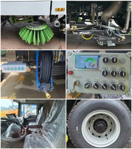 Camion balayeuse routière diesel 4x2 EV de haute qualité Shacman pour l'extérieur, petit camion aspirateur pour aéroports en Malaisie - Product Image 3