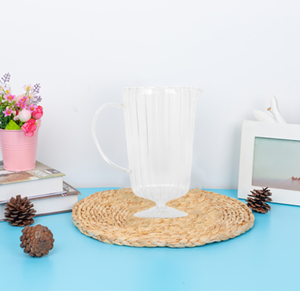 <span class=keywords><strong>Carafe</strong></span> en verre transparent nervuré personnalisée en gros pichet de <span class=keywords><strong>filtre</strong></span> à <span class=keywords><strong>eau</strong></span> <span class=keywords><strong>potable</strong></span> - Product Image 4