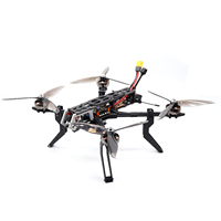 Drone de traversée Cloud-290 7 pouces, résolution 4K, longue portée, châssis en carbone, trépied, lanceur, installation plastique