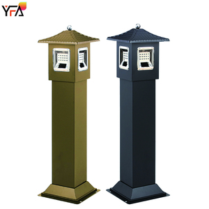 Cendrier d'extérieur de nouvelle conception <span class=keywords><strong>pour</strong></span> espace <span class=keywords><strong>fumeur</strong></span> Cendrier vertical en métal <span class=keywords><strong>pour</strong></span> cigarettes Cendrier vertical en acier inoxydable - Product Image 1