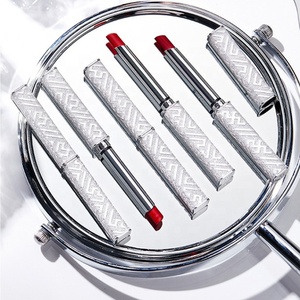 Nuevo lápiz labial delgado de plata de alta calidad Etiqueta Privada de lujo lápiz labial cosméticos maquillaje mate lápiz labial impermeable al por mayor - Product Image 3