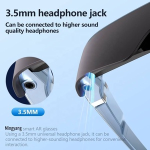 Lunettes AR 1800nit Luminosité Micro Écran OLED Résolution 1080P Réglage de la myopie à 600 ° - Product Image 4